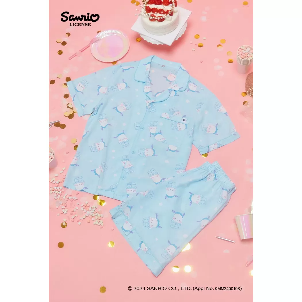 (Sanrio Characters 2024) Sanrio Characters Short-Sleeved Pyjamas