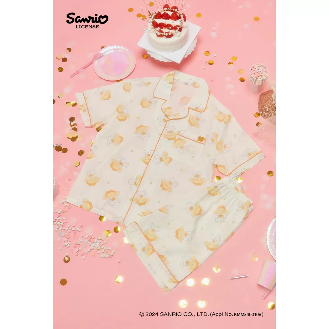 (Sanrio Characters 2024) Sanrio Characters Short-Sleeved Pyjamas