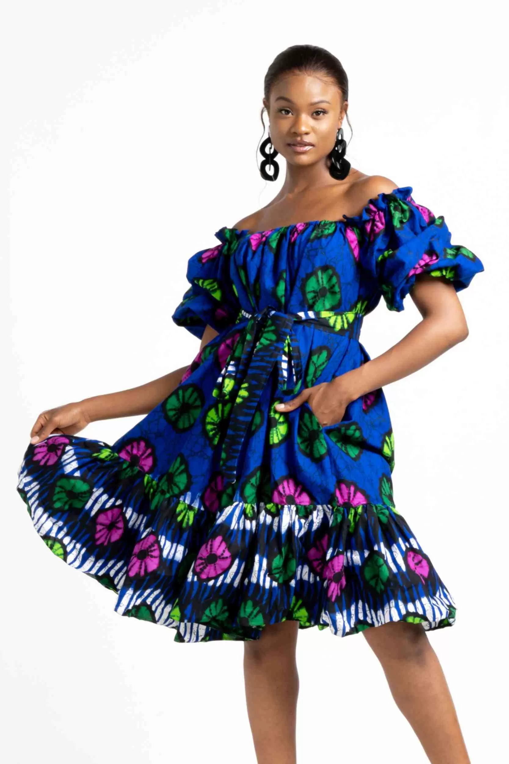 SHAKIRA African Print Women's Dress