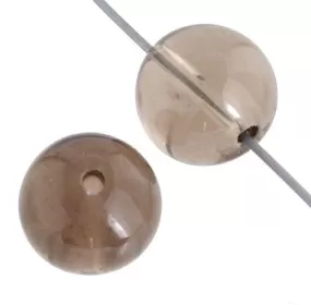 Smoky Quartz 8mm Round Beads