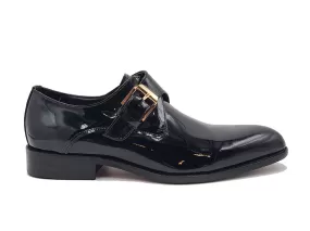 Soft Calf Patent Leather Single Monk Slip-on