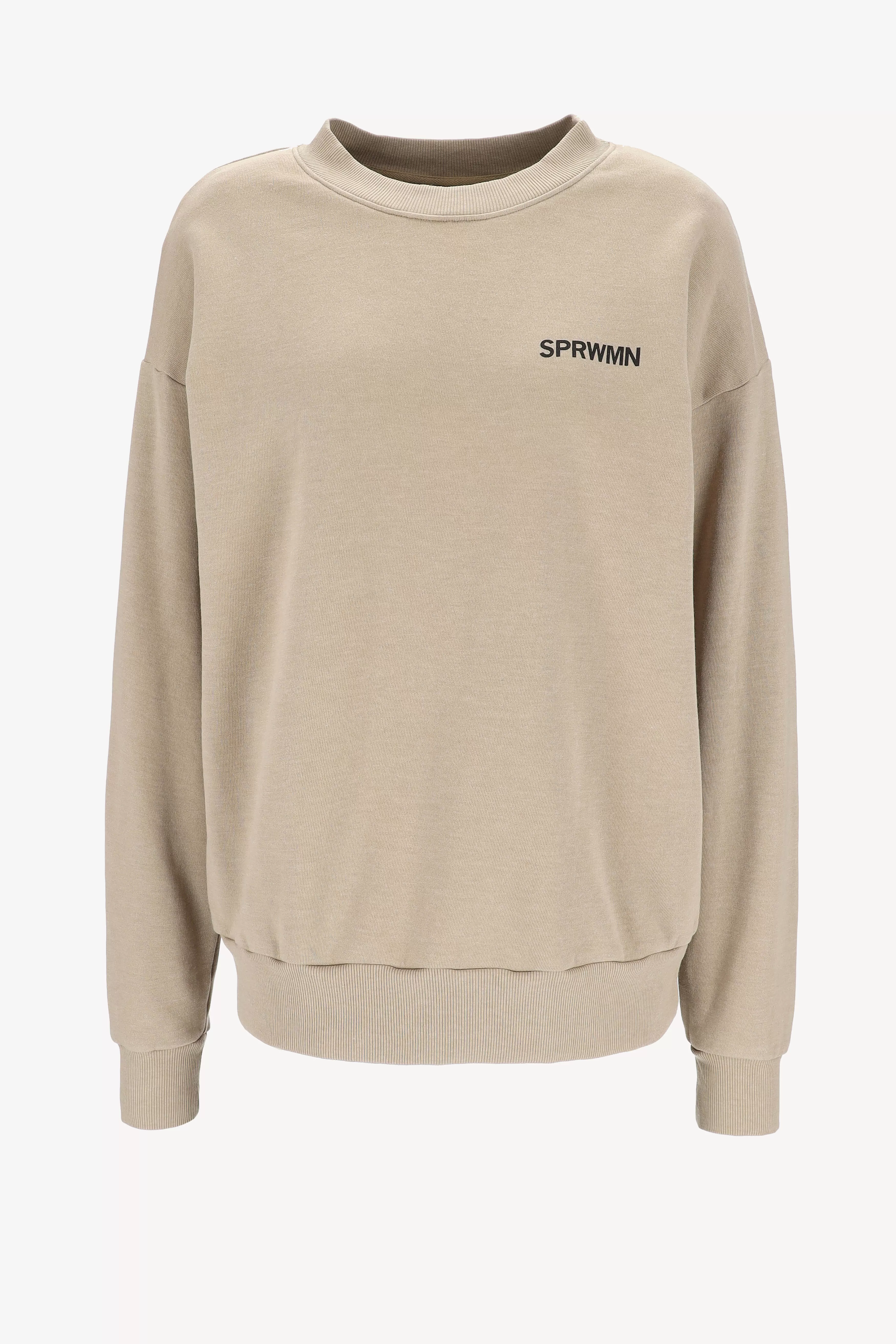 Sweatshirt Small Logo in Khaki