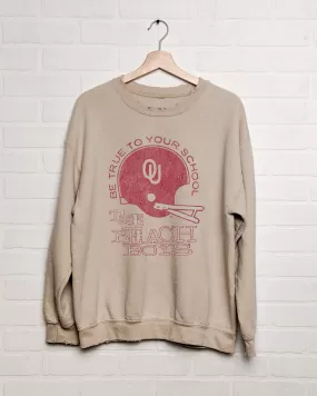 The Beach Boys OU Sooners True To Your School Sand Thrifted Sweatshirt