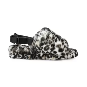 UGG X Stampd Fluff Slide Black Shoes - Men's